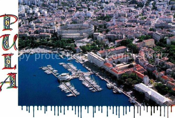 Pola Pula Croatia Luftaufnahme