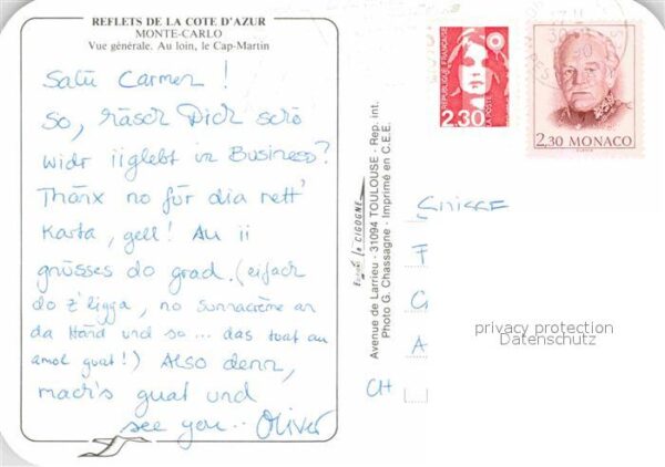 Monte-Carlo Luftbild Cap Martin – Bild 2