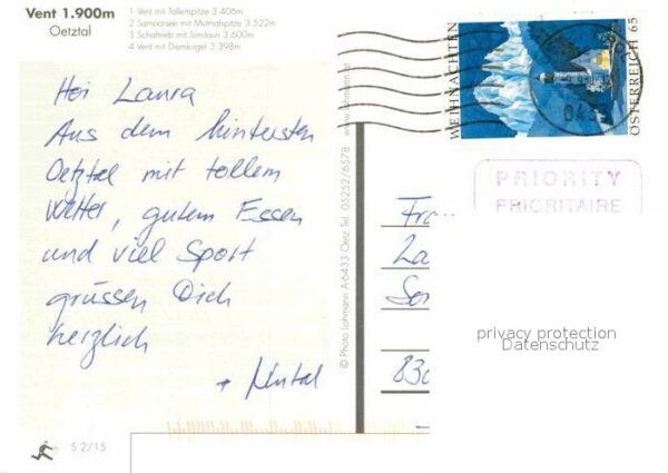 Vent Tirol Samoarsee Mutmalspitze Diemkogel Tallei – Bild 2