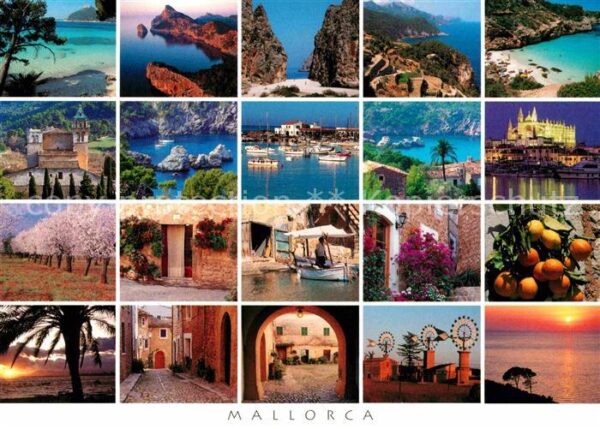 Mallorca Ansichten Panoramen Schloss