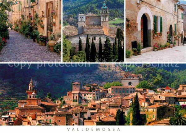 Valldemossa Mallorca Stadtansichten Panorama