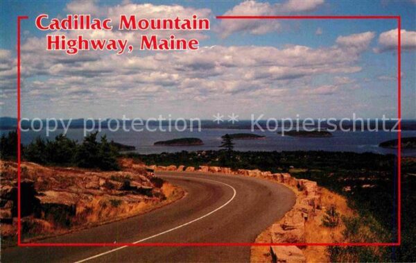 Autobahn Cadillac Mountain Highway Maine Frenchm