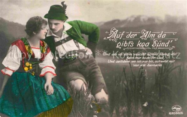 Foto Amag Nr. 63588/6 Poesie Auf der Alm