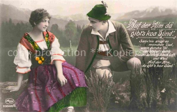 Foto Amag Nr. 63588/5 Poesie Auf der Alm