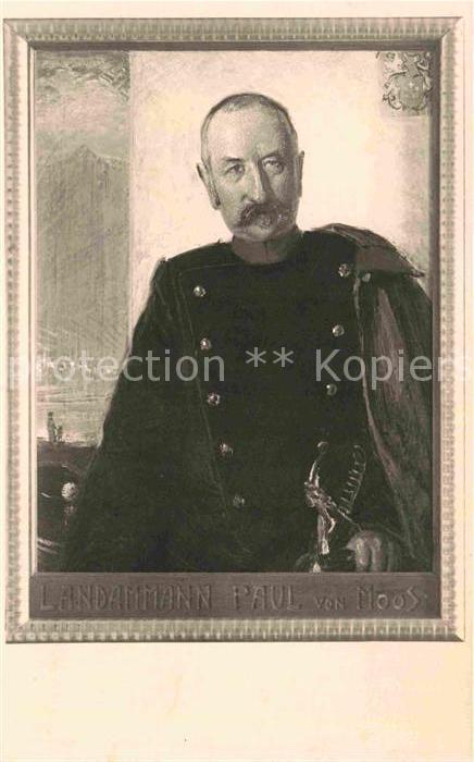 Politik Landammann Paul von Moos