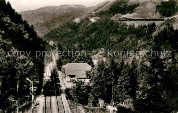 Eisenbahn Schwarzwaldbahn Triberg