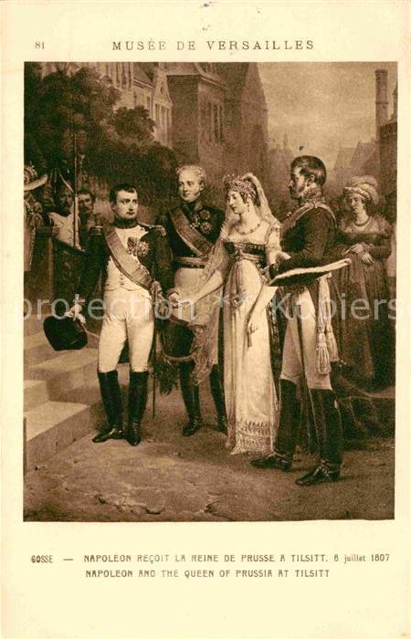 Napoleon Bonaparte Reine de Prusse Tilsitt 1807