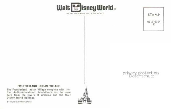 Walt Disney World Frontierland Indian Village – Bild 2