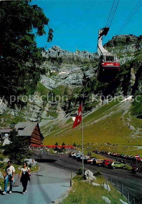 Seilbahn Säntis Schwägalp Talstation Restaurant