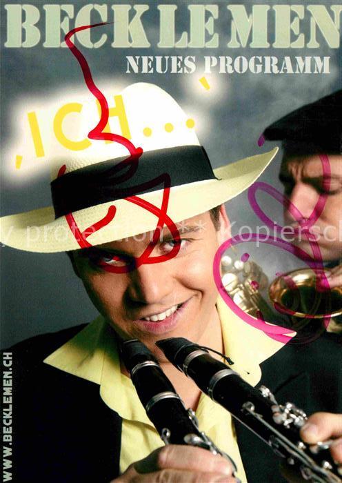 Unterhaltung Beckle Men Clowneske Musik-Comedy Autog