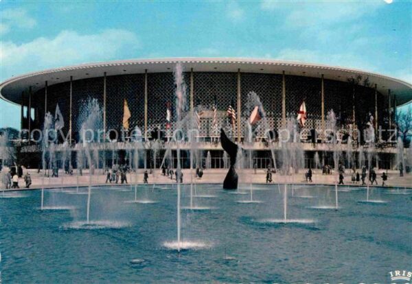 Exposition Universelle Bruxelles 1958 Pavillon des Etats-Unis d_Amerique