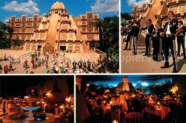 Walt Disney World Epcot Center Ancient Pyramid Mexico Sho