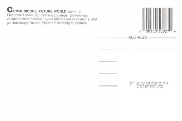 Walt Disney World Communicore Future World – Bild 2