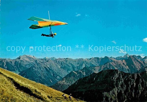 Drachenflug Drachenfliegen Alpen