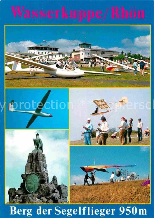 Segelflug Gliding Vol-Voile Vuolo-a-Vela Wasserkuppe Rhön Fliegerdenkmal