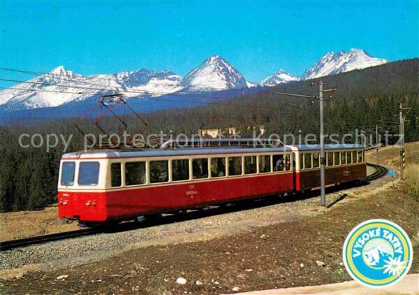 Eisenbahn Tatransky narodny Park Vysoke Tatry Ozu