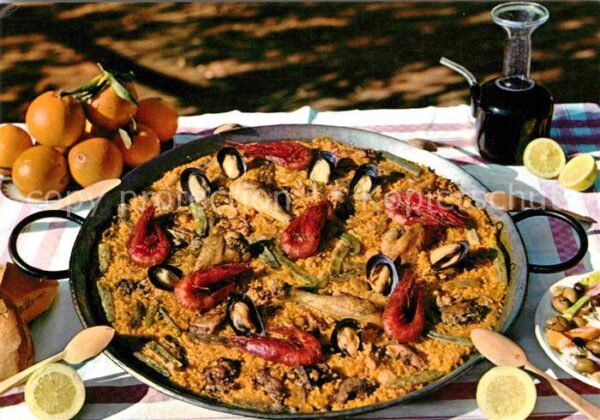 Lebensmittel Paella Valenciana