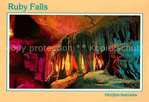Hoehlen Caves Grottes Ruby Falls Lookout Mountain Frozen Niag