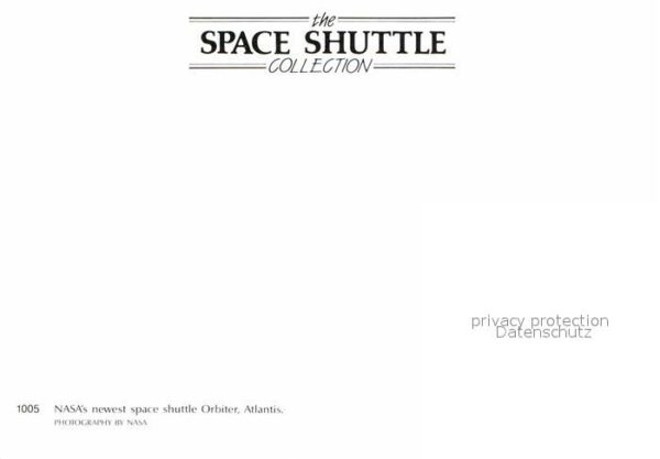 Raumfahrt NASA Space Shuttle Orbiter Atlantis – Bild 2