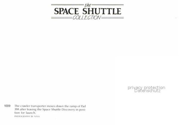 Raumfahrt Crawler Transporter Pad 39A Space Shutt – Bild 2