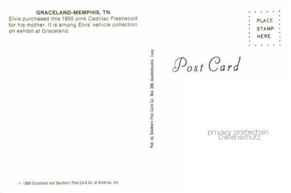 Persoenlichkeiten Elvis Presley Graceland Memphis Pink Ca – Bild 2