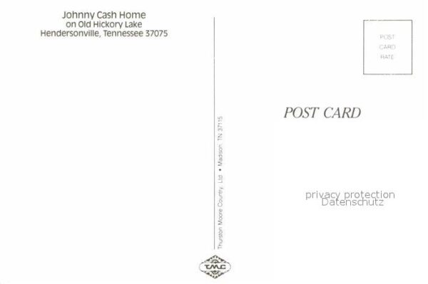 Saenger Band Johnny Cash Home Hendersonville Tenness – Bild 2