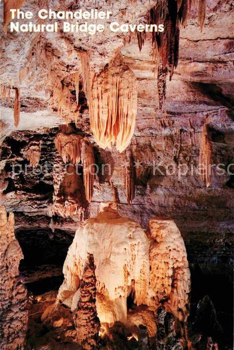 Hoehlen Caves Grottes Natural Bridge Caverns Chandelier San A