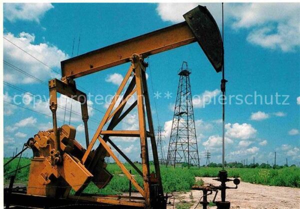 Oelfoerderung Oil Fields Oil Well Houston Gulf Coast Area