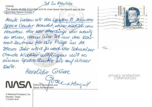 Raumfahrt NASA Space Shuttle Columbia Kennedy Spa – Bild 2