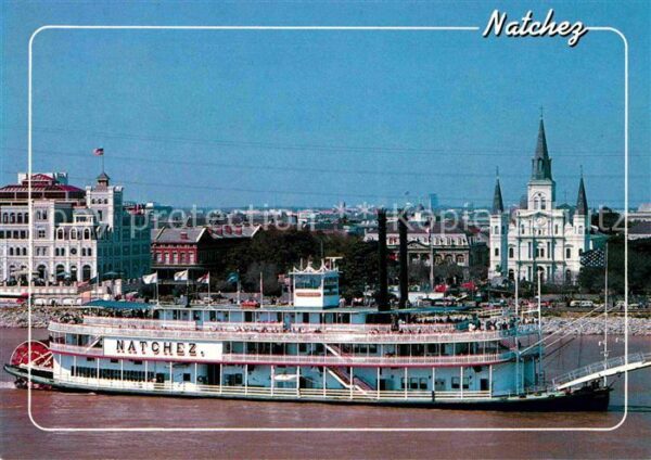 Dampfer Schaufelrad Steamboat Natchez New Orleans