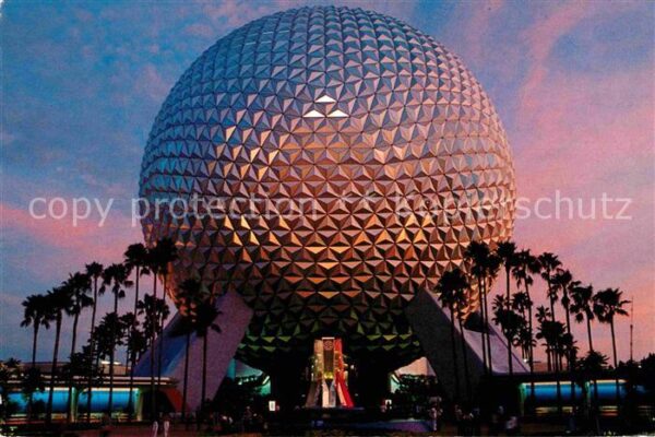 Walt Disney World Epcot Center Spaceship Earth Geosphere