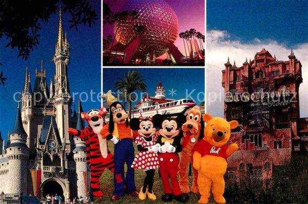 Walt Disney World Magic Kingdom Epcot Disney-MGM-Studios