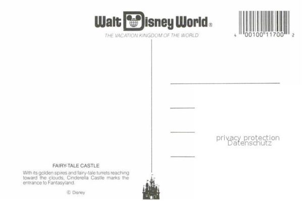Walt Disney World Fairy-Tale Castle Cinderella Castle Fan – Bild 2
