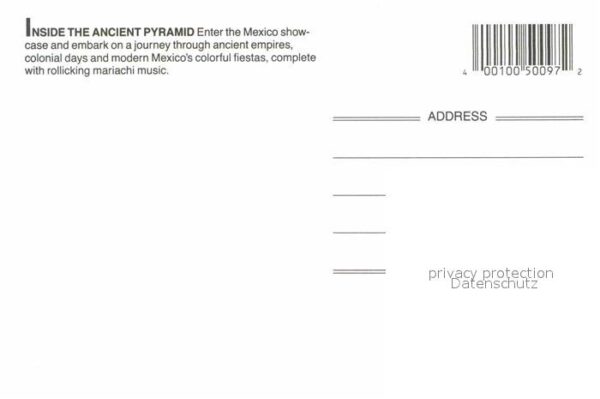 Walt Disney World Epcot Center Ancient Pyramid Mexico Sho – Bild 2