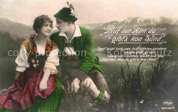 Foto Amag Nr. 63588/2 Auf der Alm da gibt's koa Sünd