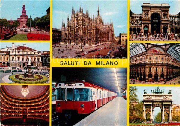 U-Bahn Subway Underground Metro Milano Teatro Duomo Stazione