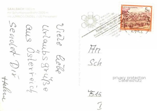 Seilbahn Schattberg Saalbach Jumbogondel – Bild 2