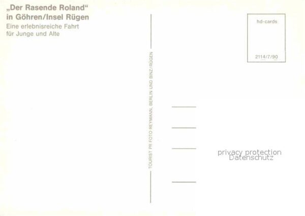 Lokomotive Rasender Roland Göhren Insel Rügen – Bild 2