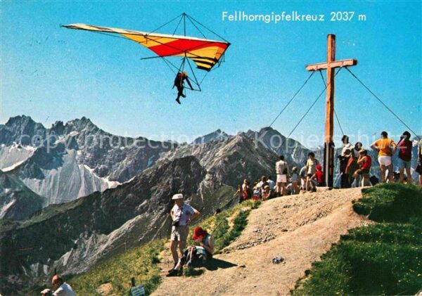 Drachenflug Oberstdorf Fellhorngipfelkreuz
