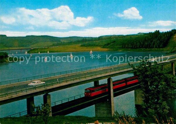 Bruecken Bridges Ponts Dumicketal-Doppelstockbrücke Biggesee