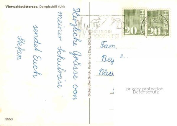 Dampfer Seitenrad Uri Vierwaldstättersee – Bild 2
