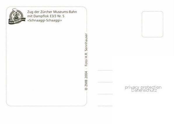Lokomotive Zürcher Museums-Bahn Schnaaggi-Schaaggi – Bild 2