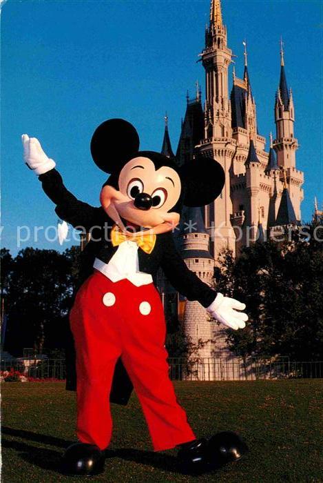 Walt Disney World Cinderella Castle Mickey Mouse