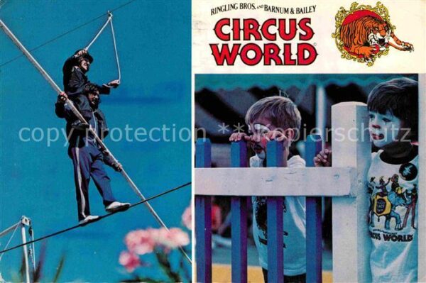 Artistik Zirkus Artistique Cirque Circ-- Hochseilartisten Seiltanz Ringling Bros