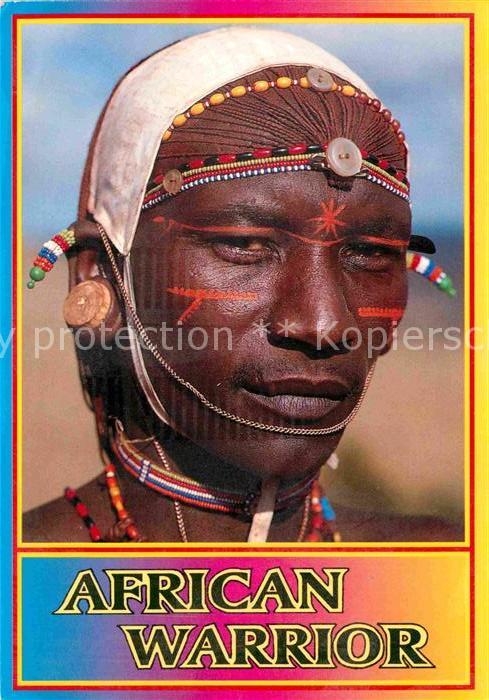 Typen Afrika African Warrior Kenya
