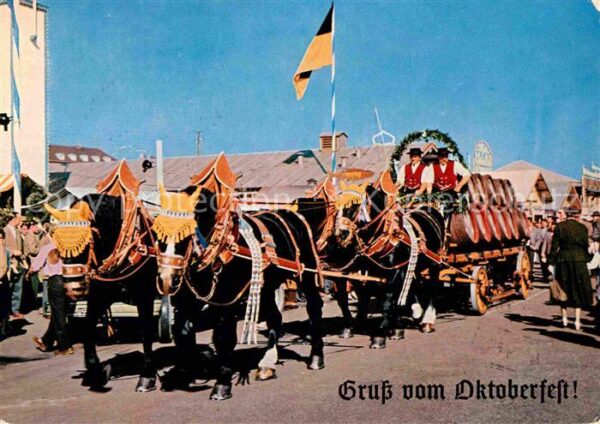 Oktoberfest Brauerei-Pferdegespann