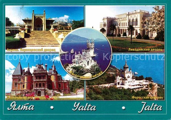 Jalta Yalta Krim Crimea Schwanennest Liwadija Schloss Alupka