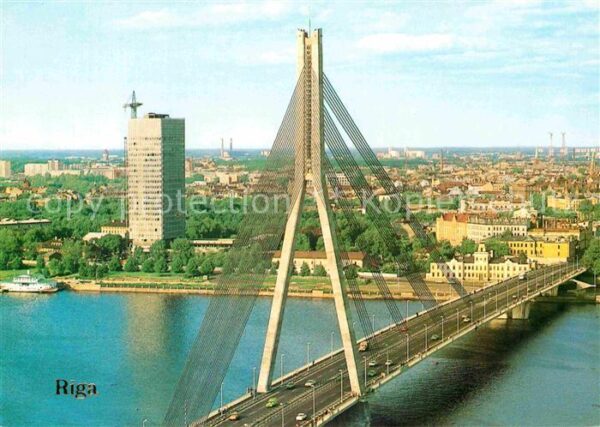 Riga Lettland Gorki Bridge