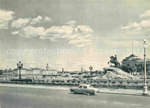 St Petersburg Leningrad Decembrists Square Monument to Peter I