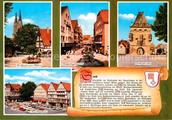 Soest Arnsberg Osthofentor Fussgängerzone Marktplatz